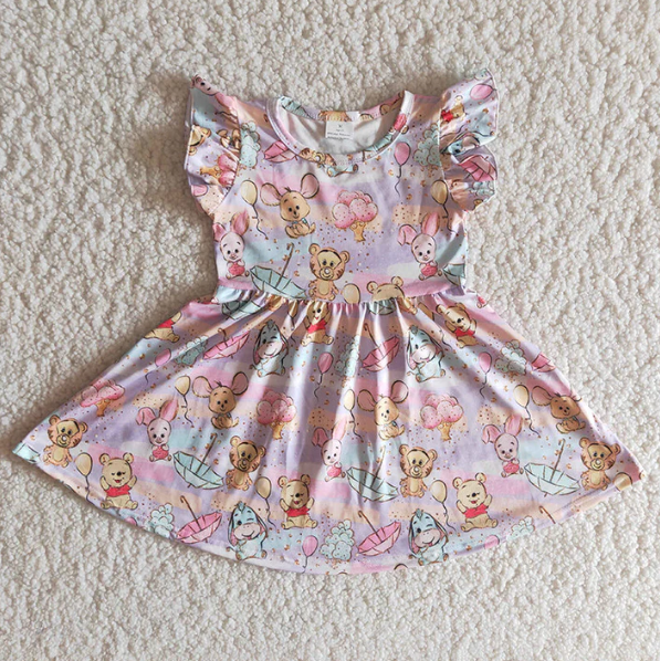 PROMOTION B11-11 mouse short sleeves girl dress clothes RTS