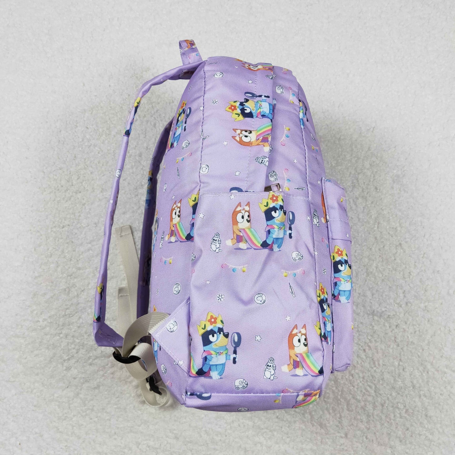 BA0058 cartoon blue dog backpack bag 202405 RTS 10*13.9*4 inches