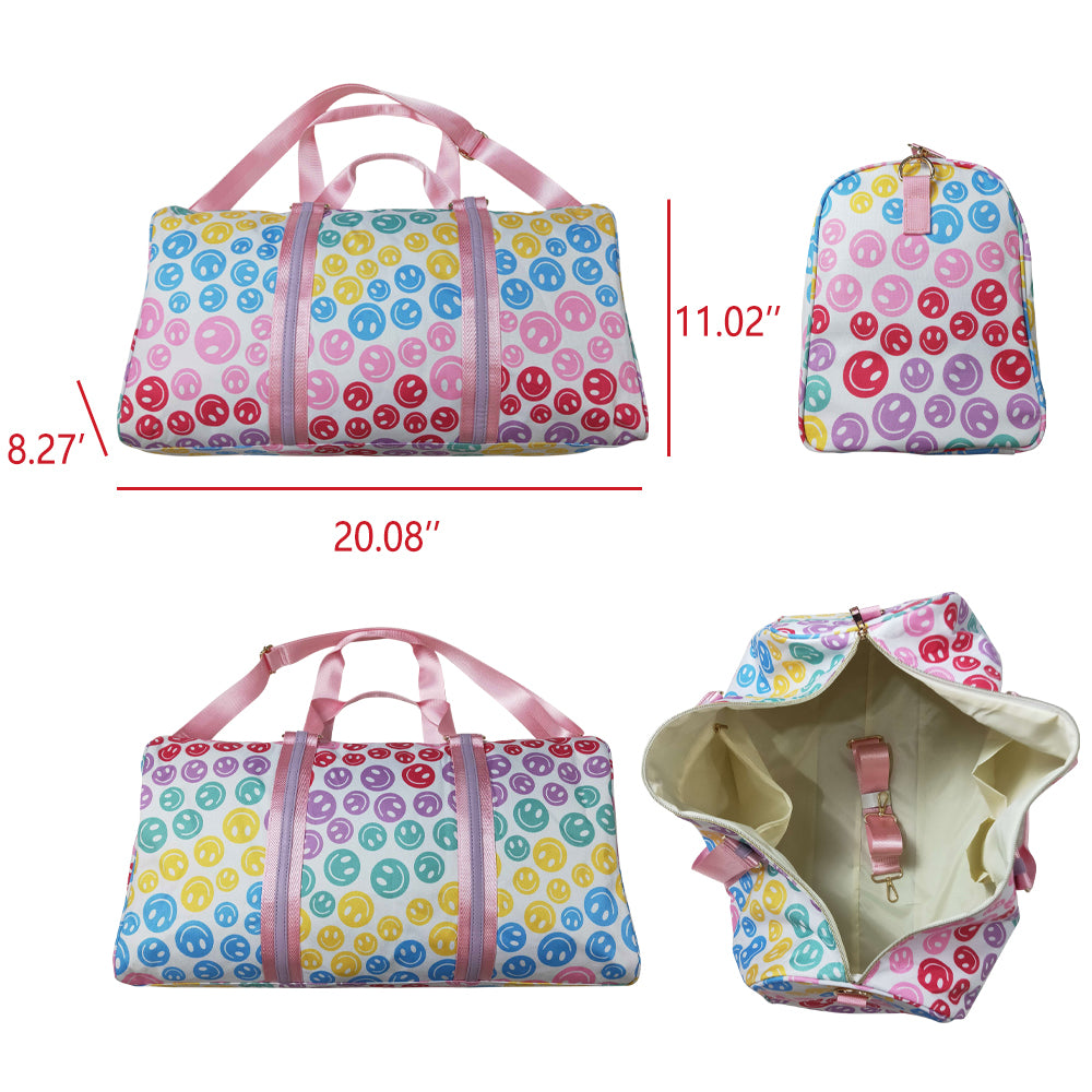 BA0068 western smile face bag RTS 8.27*20*11.02inches  202505 RTS( Free shipping order $100+