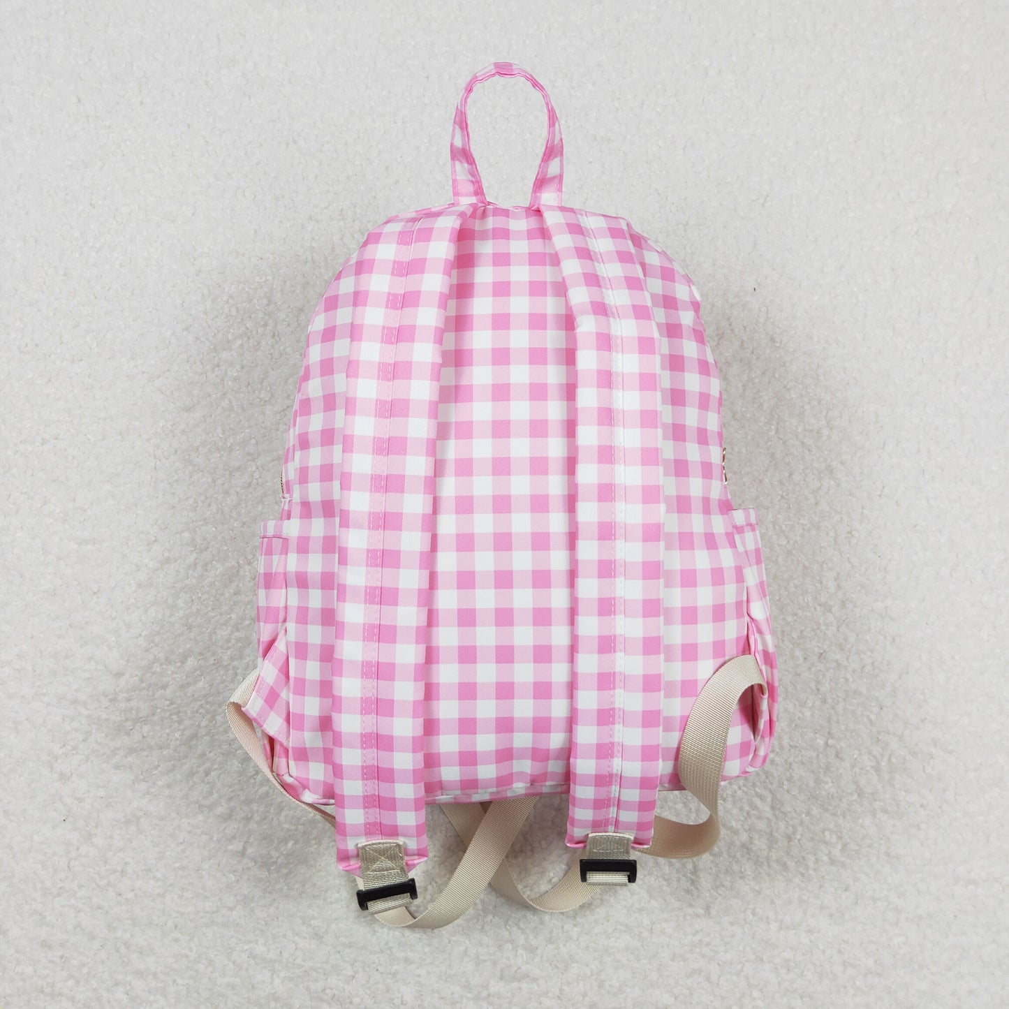 BA0086 western pink plaid backpack bag 202405 RTS 10*13.9*4 inches  Free shipping order $100+