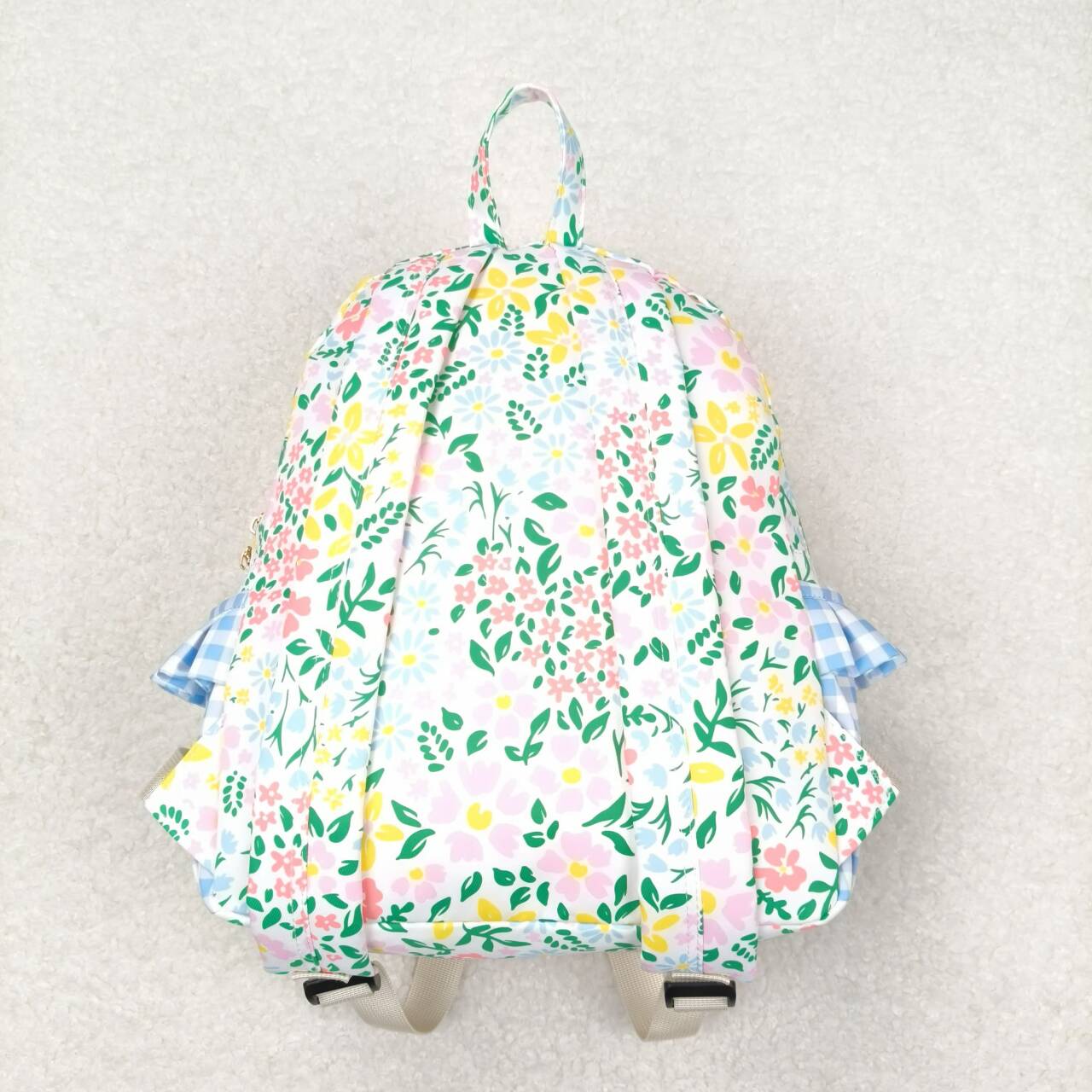 BA0097 western pink flower backpack bag  RTS 13*5*17 inches  RTS  Free shipping order $100+