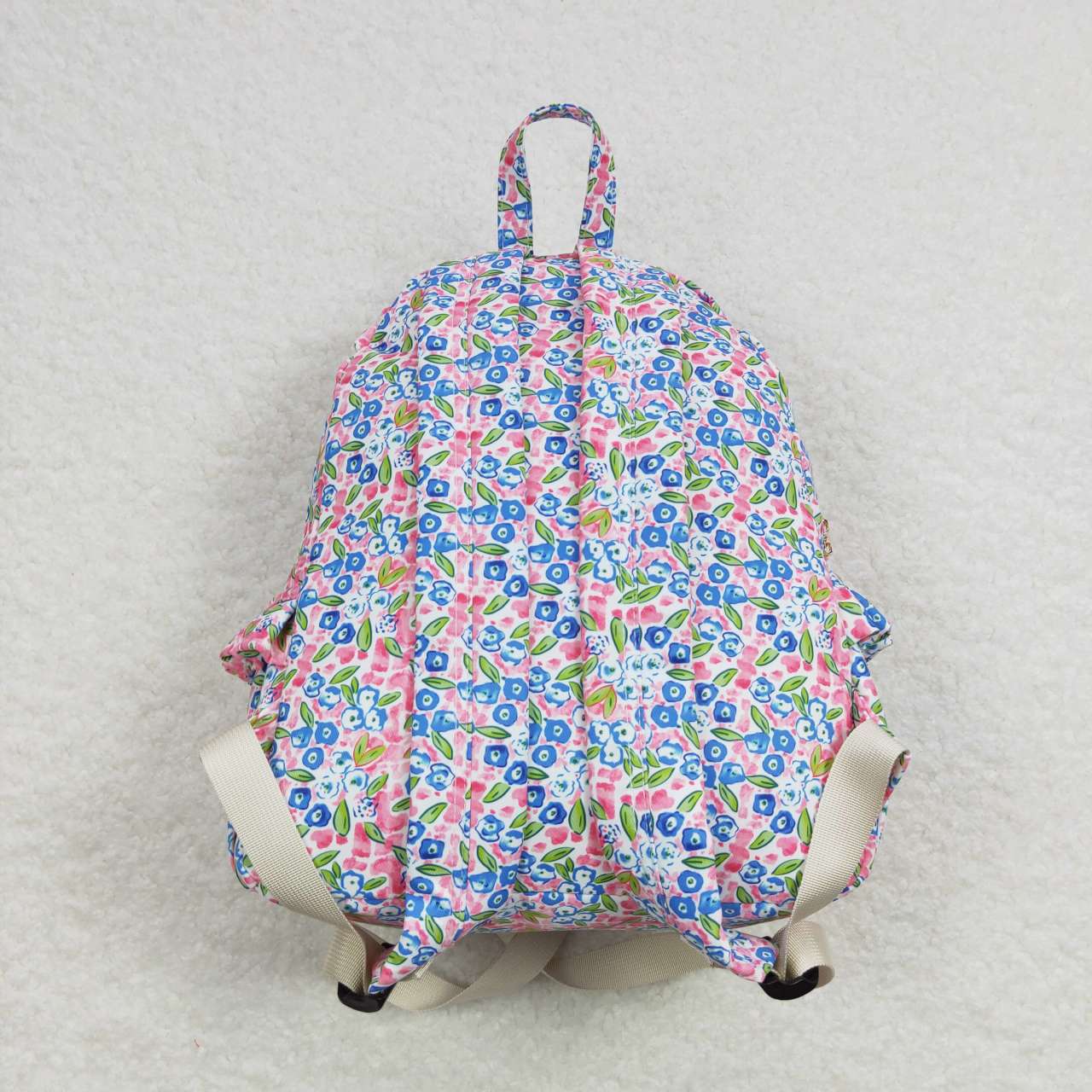 BA0098 western pink flower backpack bag 202407 RTS 13*5*17 inches Free shipping order $100+