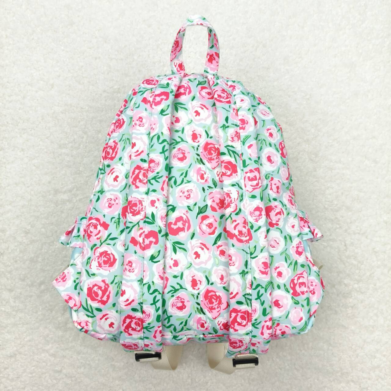 BA0100 RTS western lace pink flower big backpack bag 202404  10*13.9*4 inches  Free shipping order $100+
