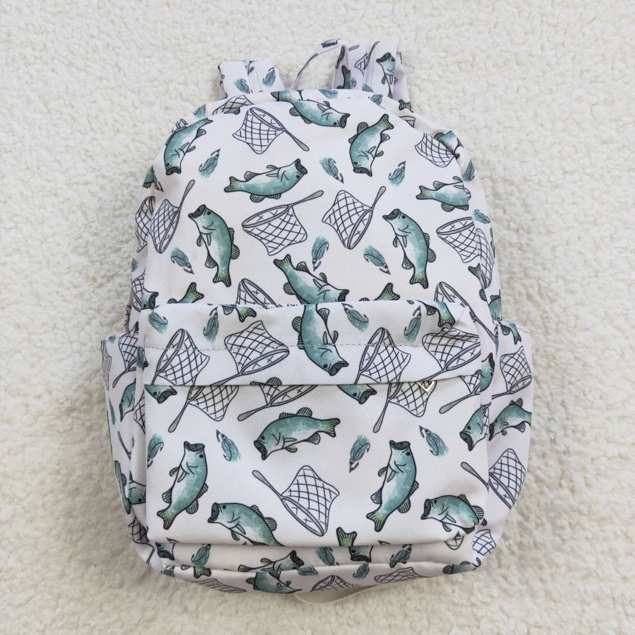BA0123 RTS 10*13.9*4 inches western fish pink backpack cartoon bag  Free shipping order $100+
