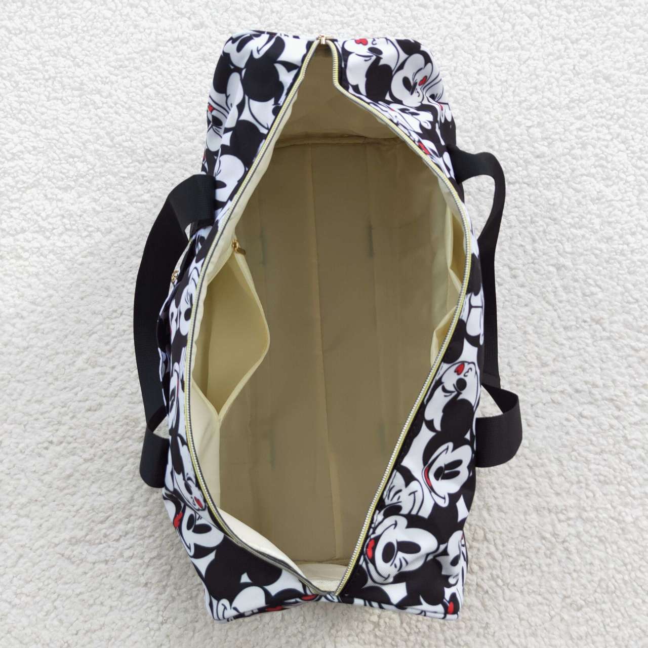 BA0132 canvas cartoon mouse duffle bags 18.5*11.2*7.9 inches hold-all bag RTS 20230810 RTS