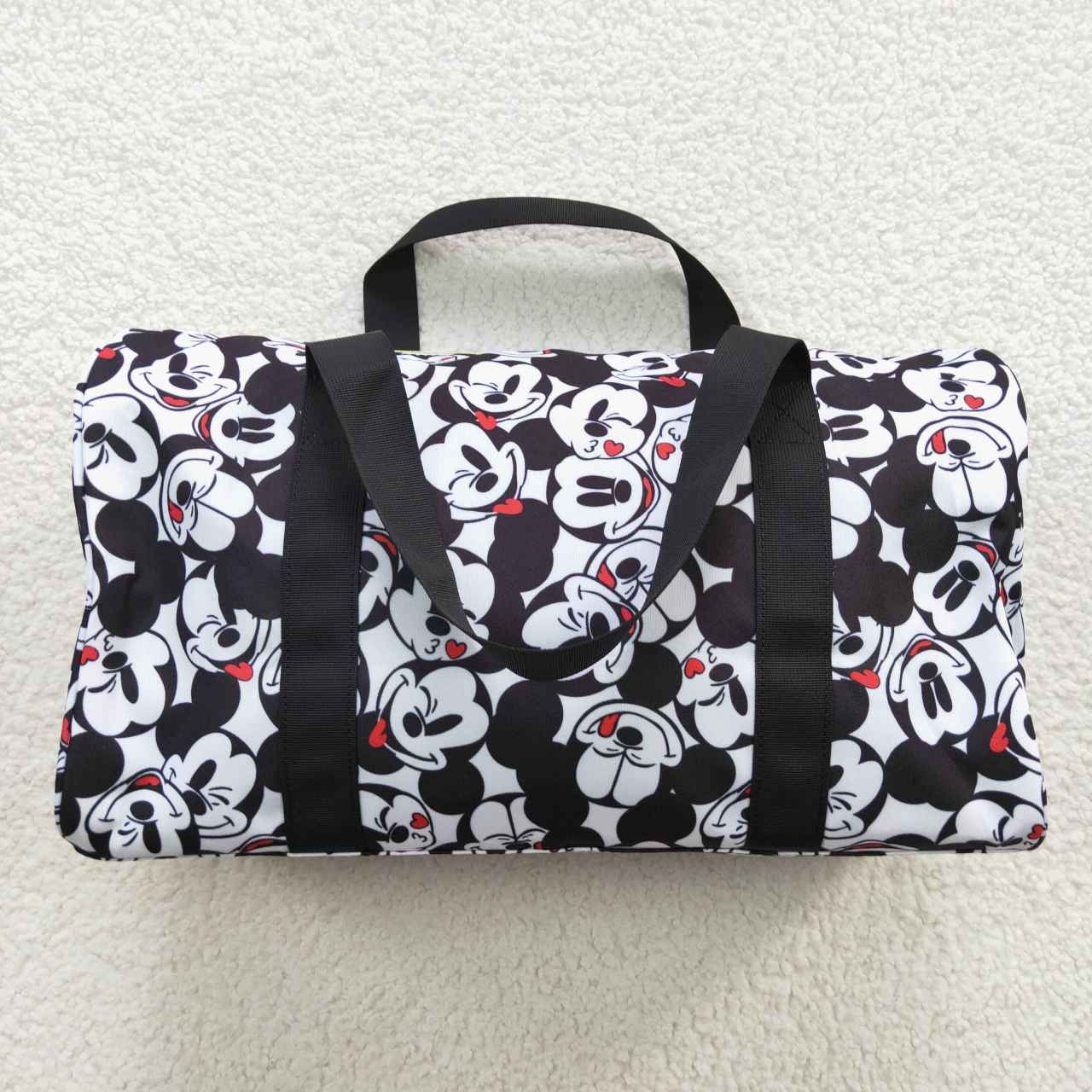 BA0132 canvas cartoon mouse duffle bags 18.5*11.2*7.9 inches hold-all bag RTS 20230810 RTS