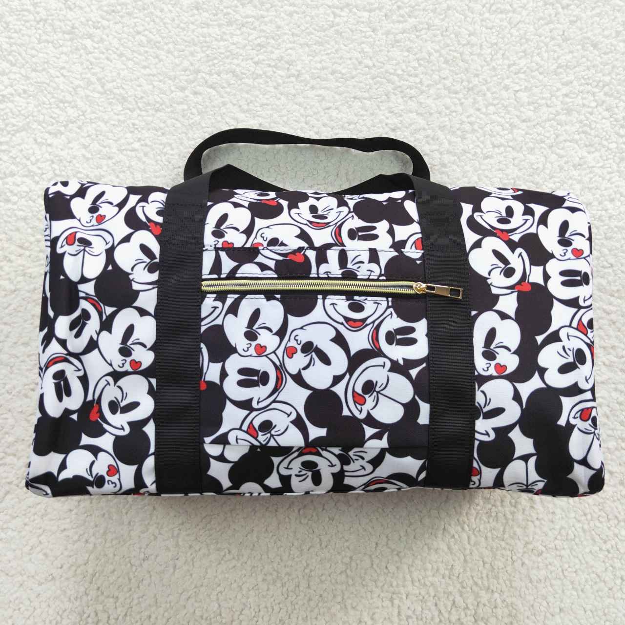 BA0132 canvas cartoon mouse duffle bags 18.5*11.2*7.9 inches hold-all bag RTS 20230810 RTS