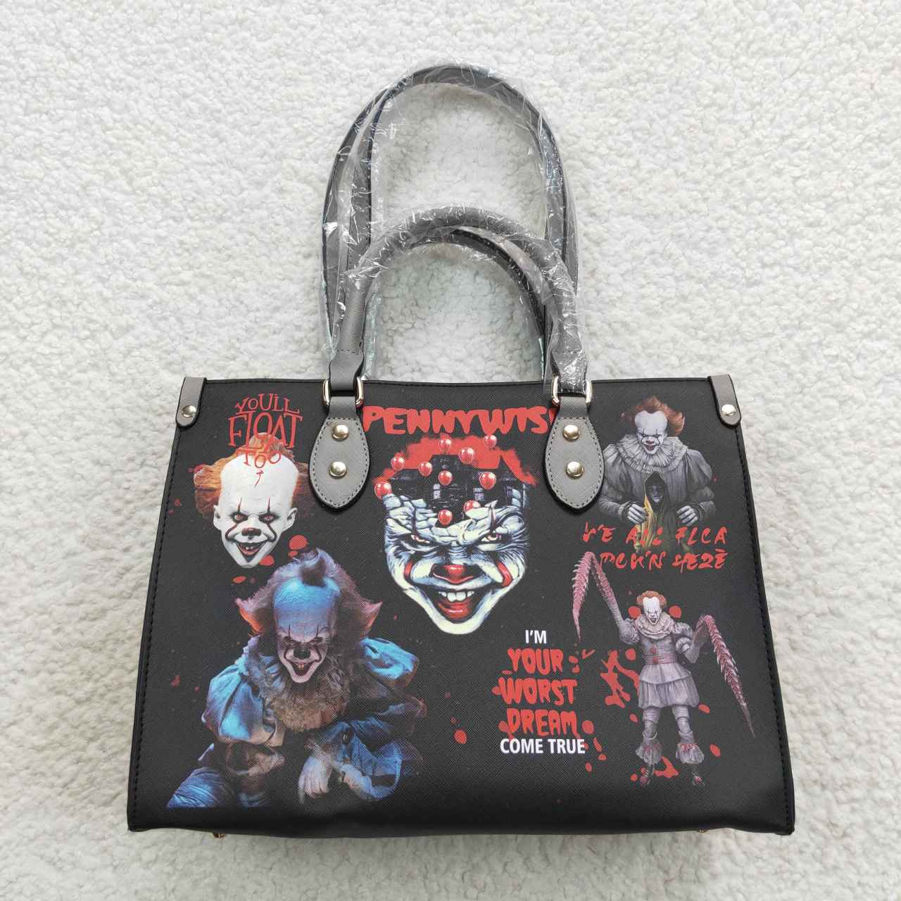 BA0135 handbag halloween clawn 10.3*13.5*5.5 inches bag