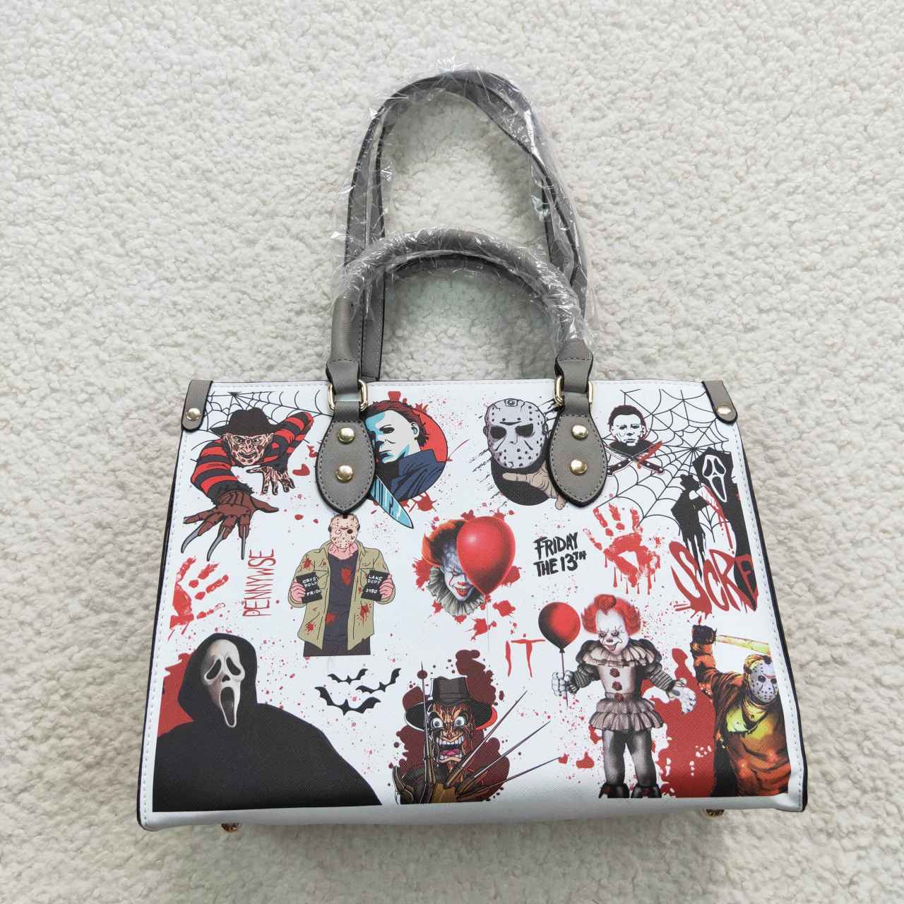 BA0136 handbag halloween clawn 10.3*13.5*5.5 inches bag
