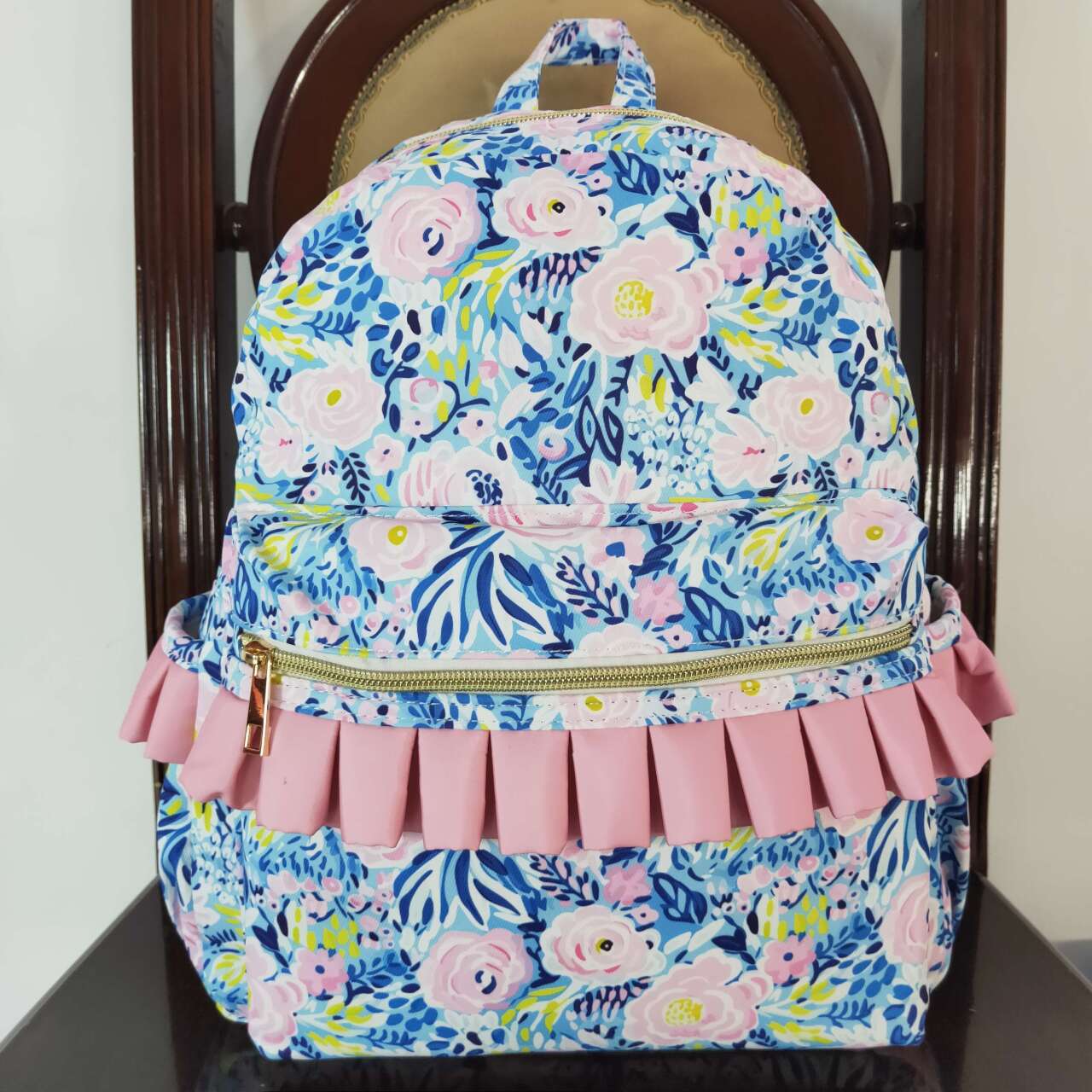 BA0175 spring flower bag 13*5*17 inches  rts( Free shipping order $100+