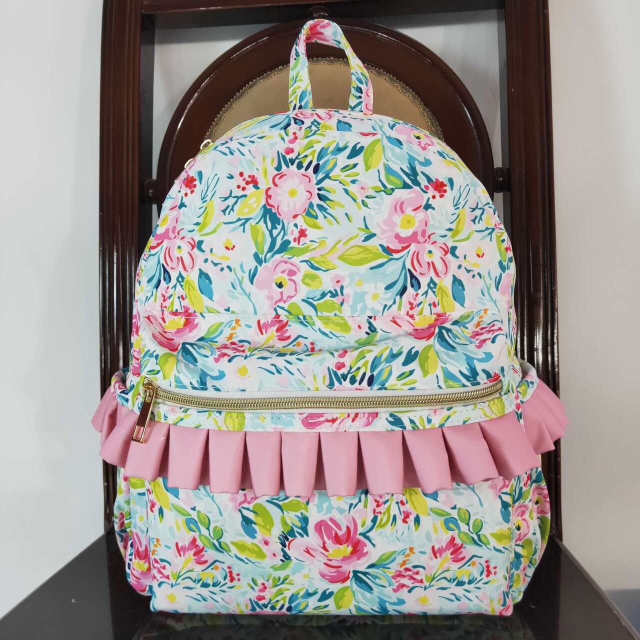 BA0176 spring flower bag 10*13.9*4 inches   RTS( Free shipping order $100+