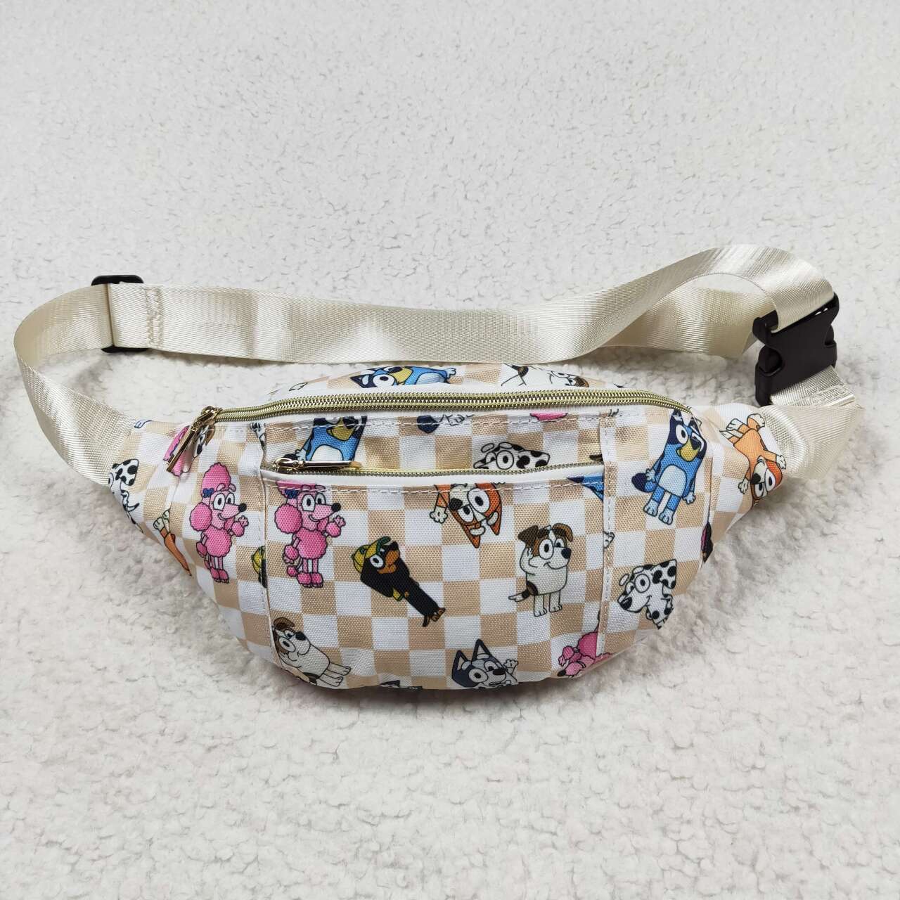 BA0192 TS the Fanny pack 13*5.7*3 inches Waist Bag bluey dog RTS  Free shipping order $100+