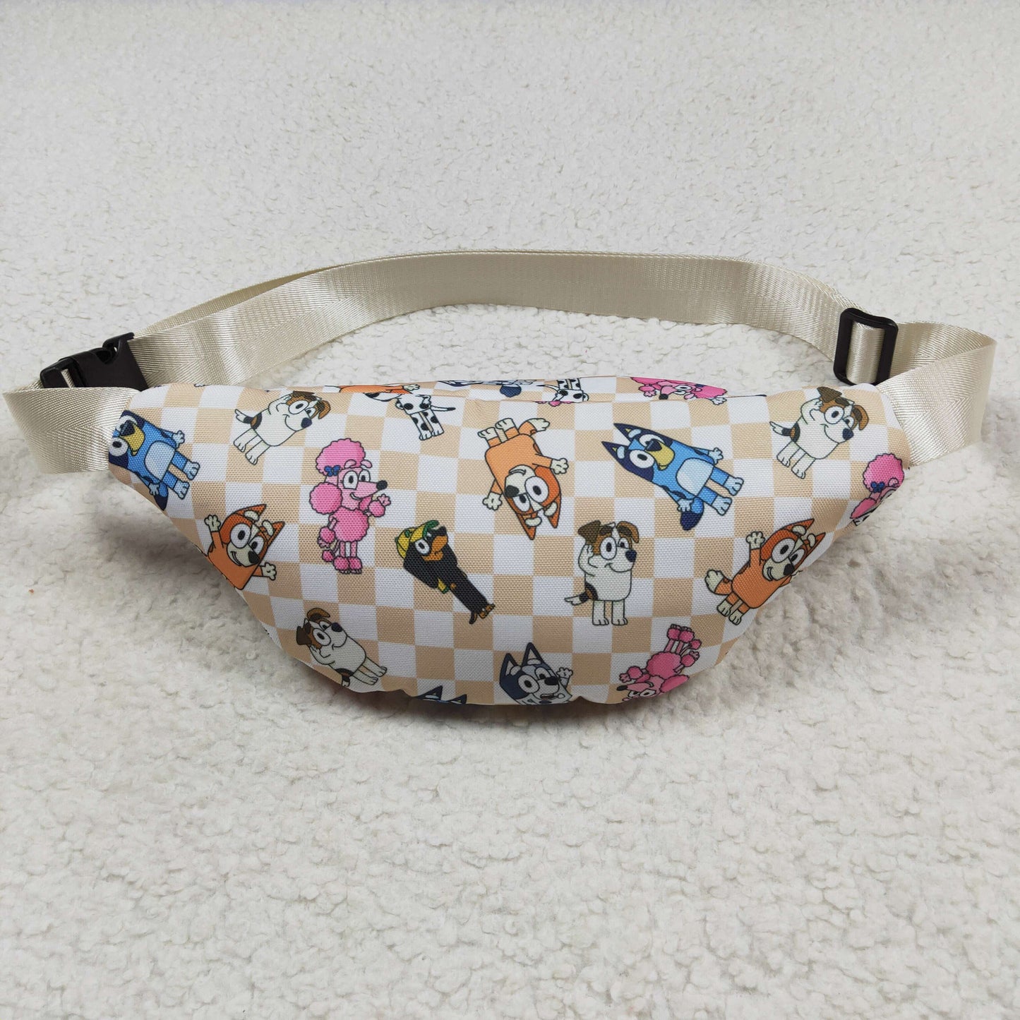 BA0192 TS the Fanny pack 13*5.7*3 inches Waist Bag bluey dog RTS  Free shipping order $100+