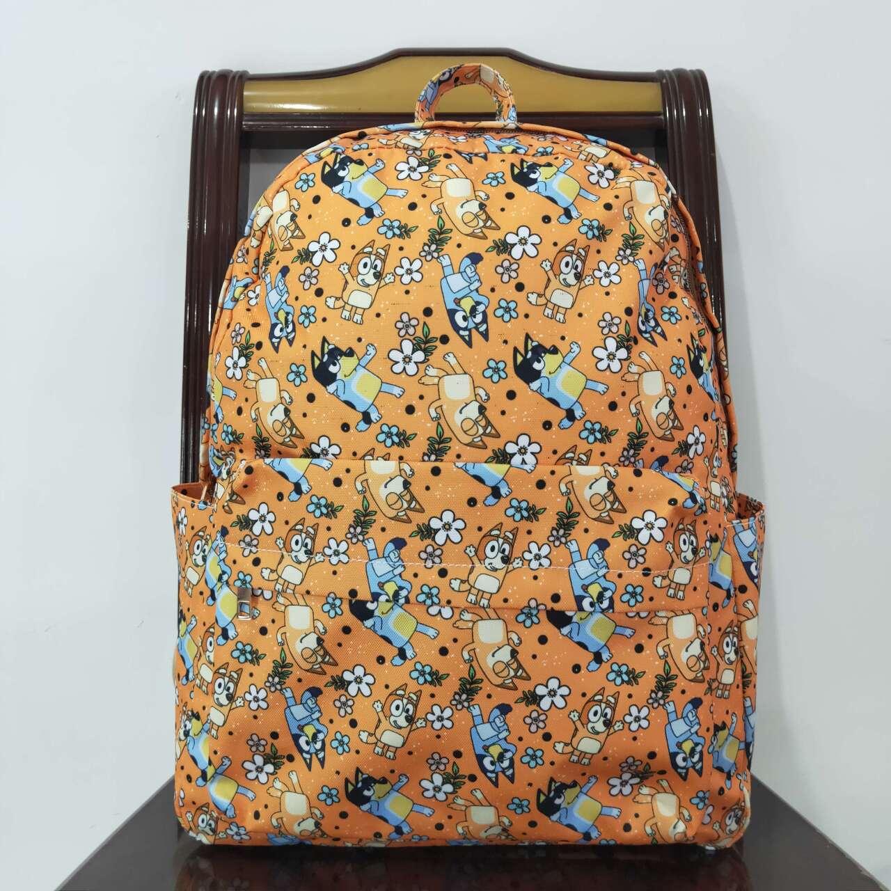BA0213 blue cartoon dog backpack bag 10*13.9*4 inches 202407 RTS 13*5*17inches
