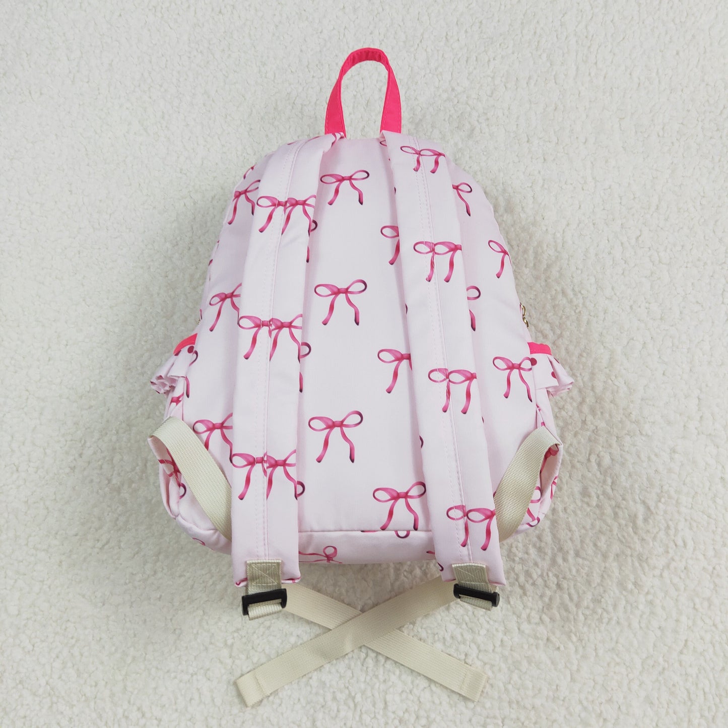 BA0233 western 10*13.9*4inches ruffle bow backpack 202408 RTS( Free shipping order $100+