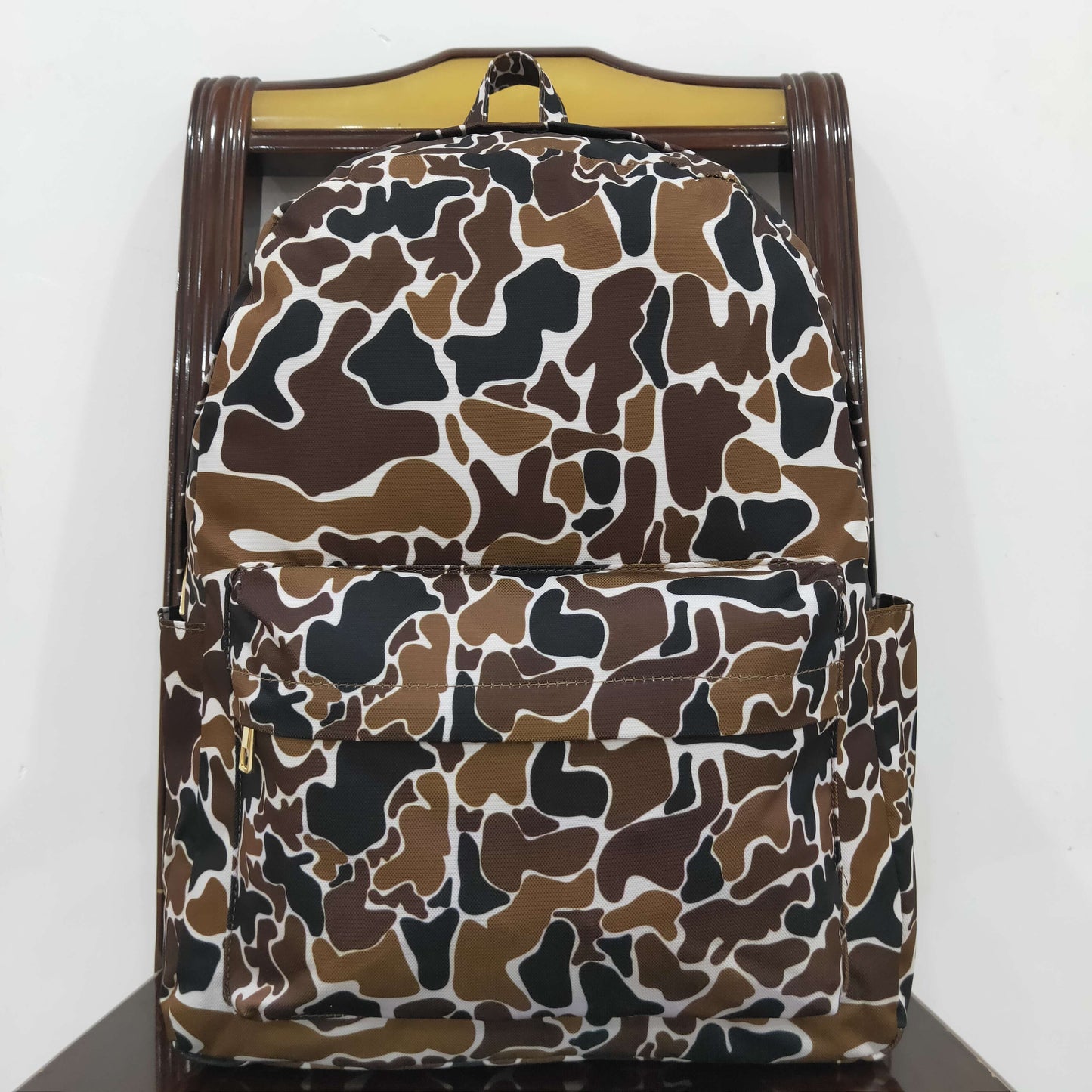 17*13.5*5 inches BA0236 Camo  western  backpack 202408 RTS( Free shipping order $100+