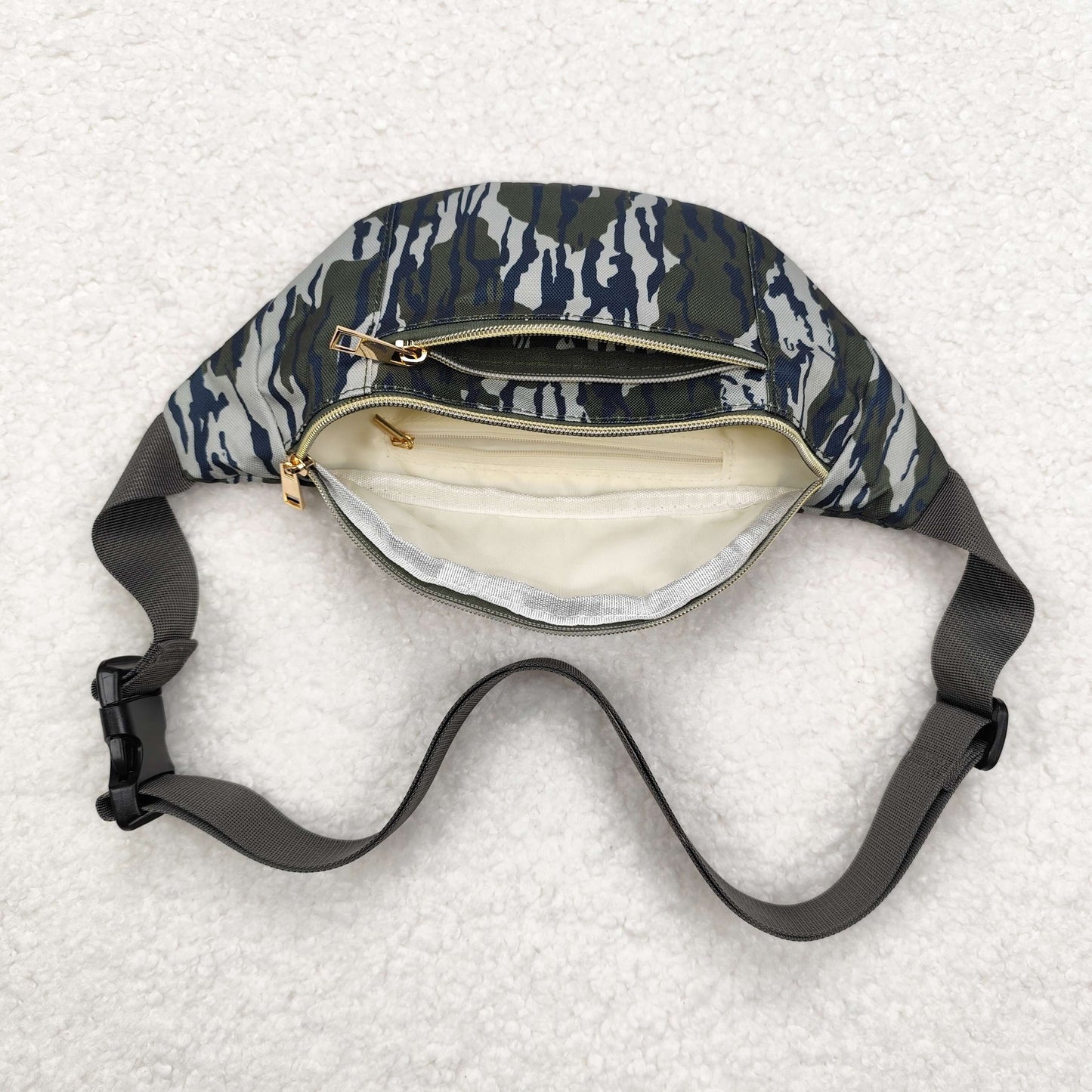 BA0258 camo preorder the Fanny pack 13*5.7*3 inches Waist Bag 202409 RTS( Free shipping order $100+