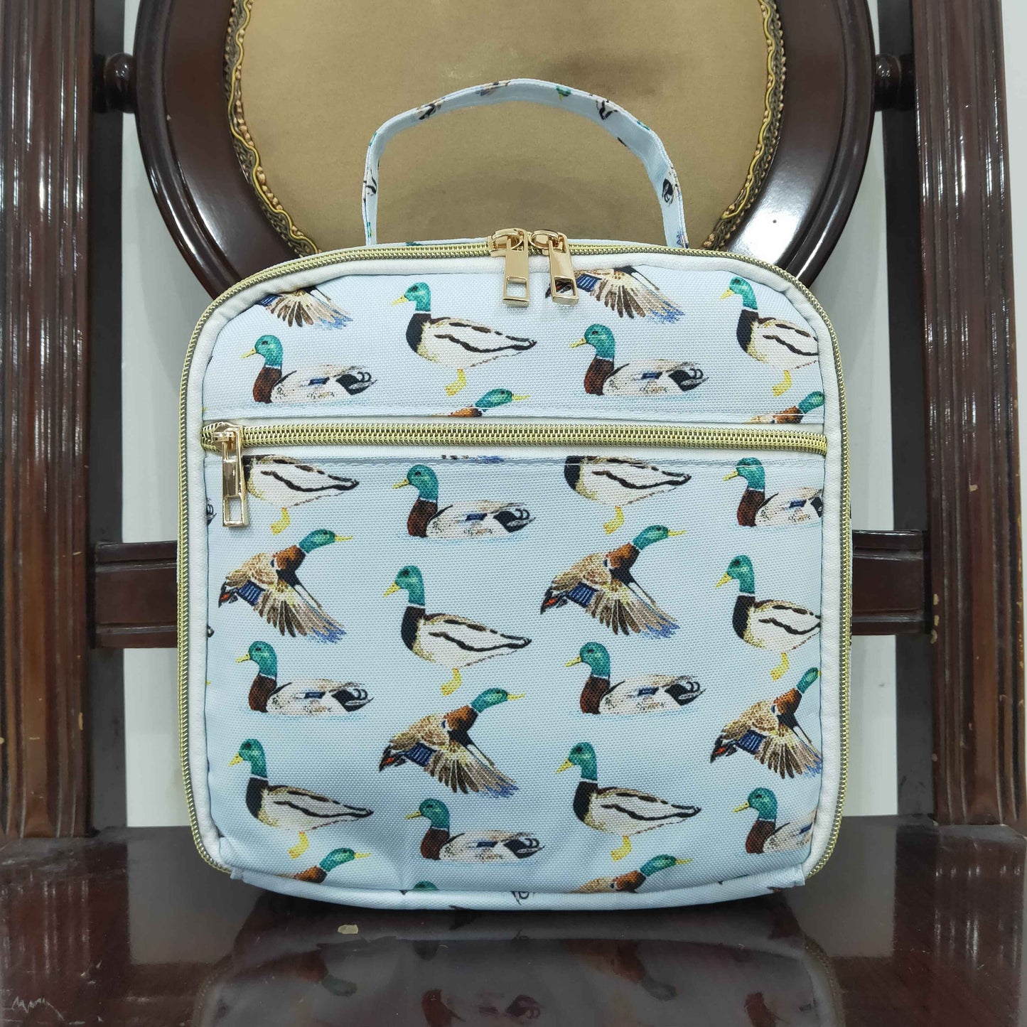 BA0276 duck sibling western Lunch bag camo bag 2025017 RTS 3.5*8.5*8.5Inches(RTS Free shipping order $100+