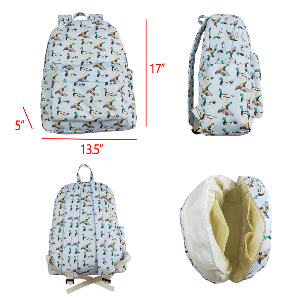 17*13.5*5 inches BA0277 DUCK western backpack RTS Free shipping order $100+
