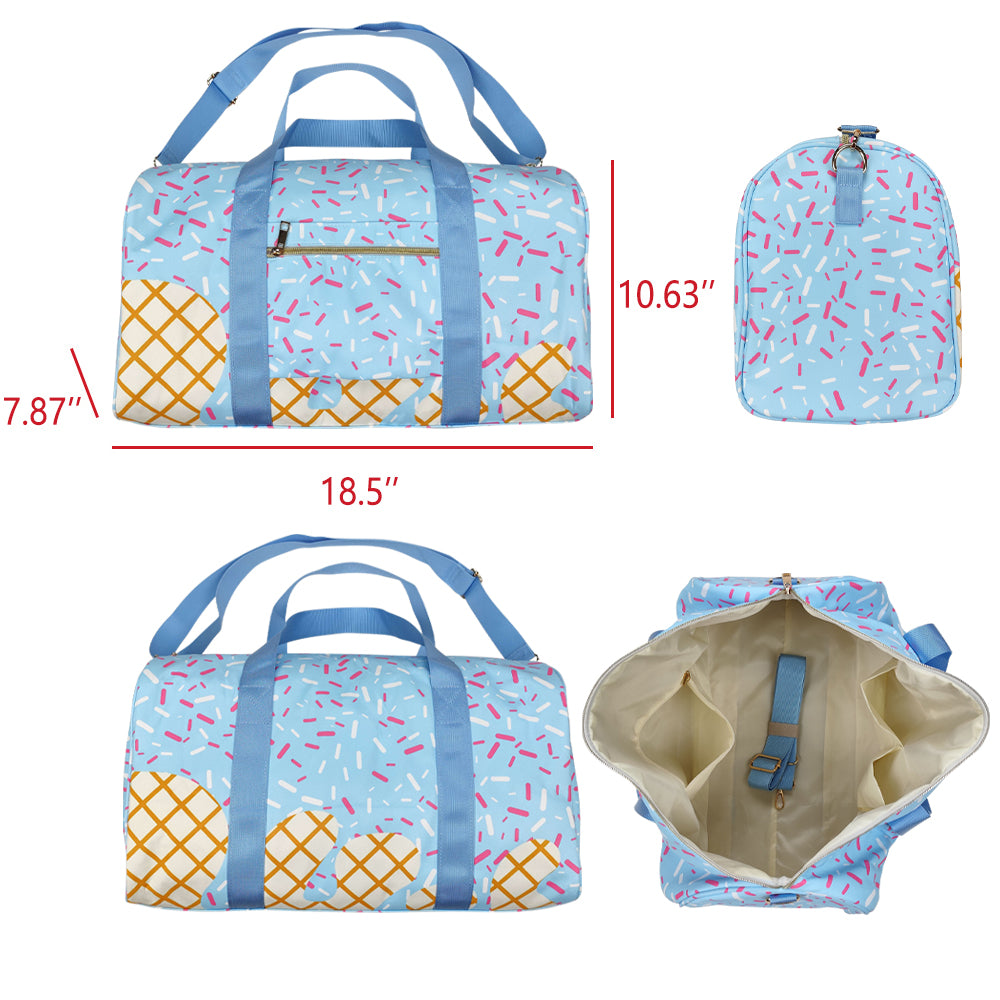 BA0286 ice cream handbag hold-all bag 18.5*11.2*7.9 inches RTS Free shipping order $100+
