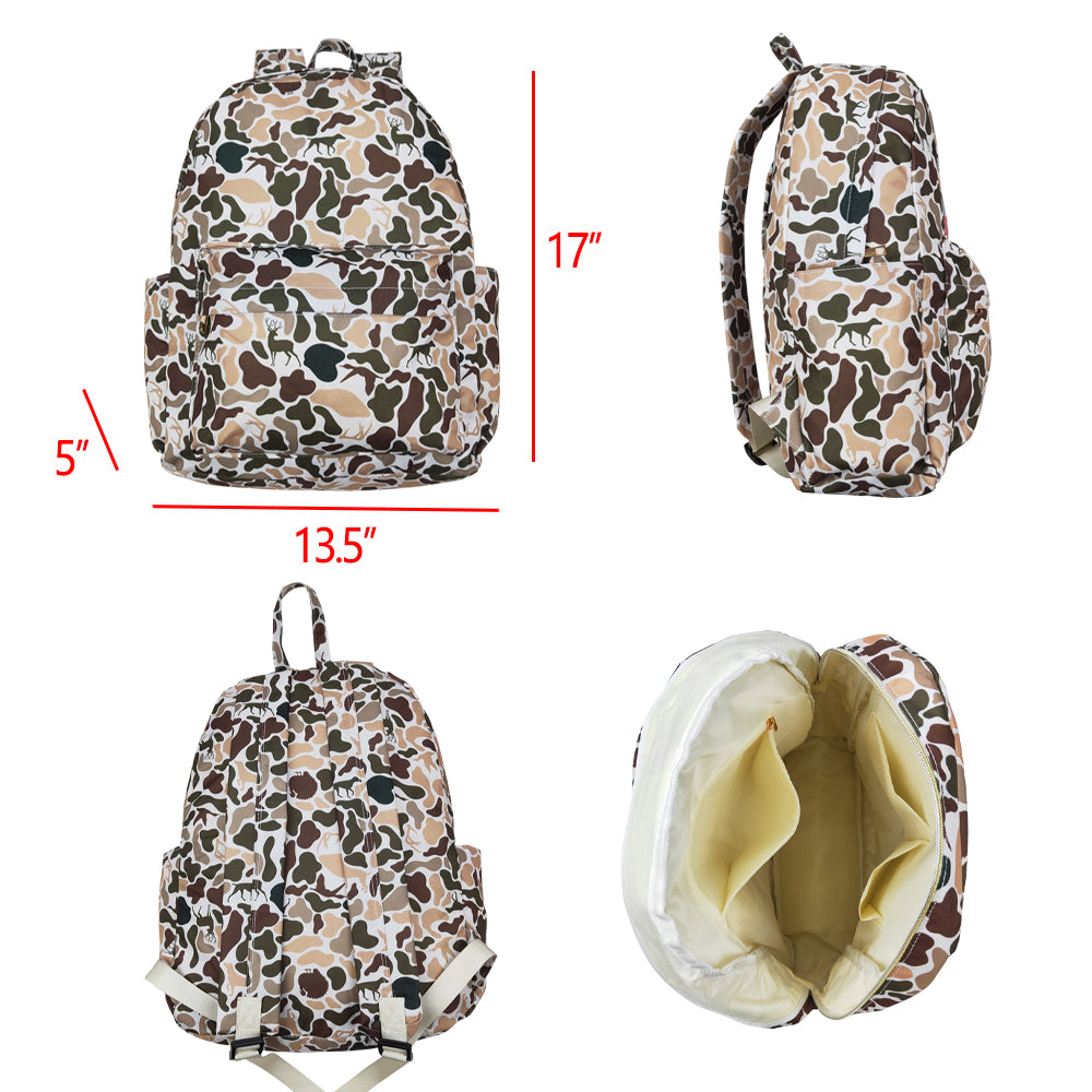BA0288 camo 17*13.5*5 inches western backpack RTS Free shipping order $100+