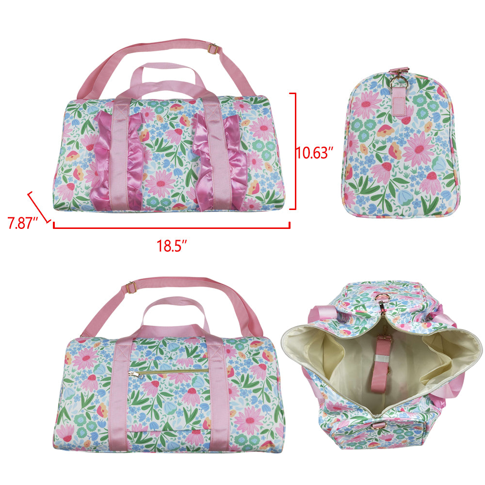 BA0290 flowers spring handbag hold-all bag 18.5*11.2*7.9 inches RTS