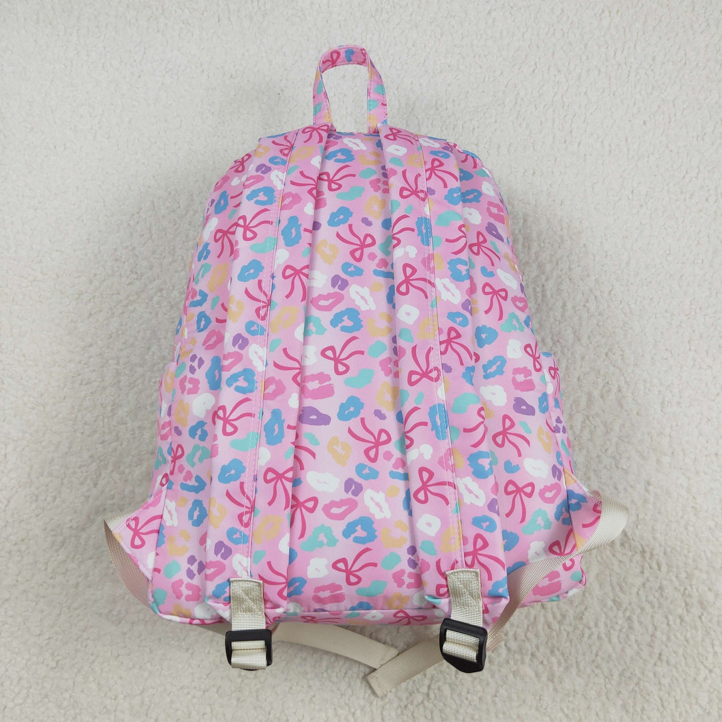 BA0319 BOW LEOPARD backpack bag 5*17*13.5 inches 202508 RTS