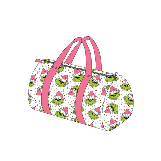 BA0343 grinch splatter ice cream drip  handbag sports bag 5*17*13.5  inches 202507 preorder(副本)