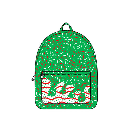 BA0347  preorder green splatter ice cream drip  backpack bag 5*17*13.5  inches 202508