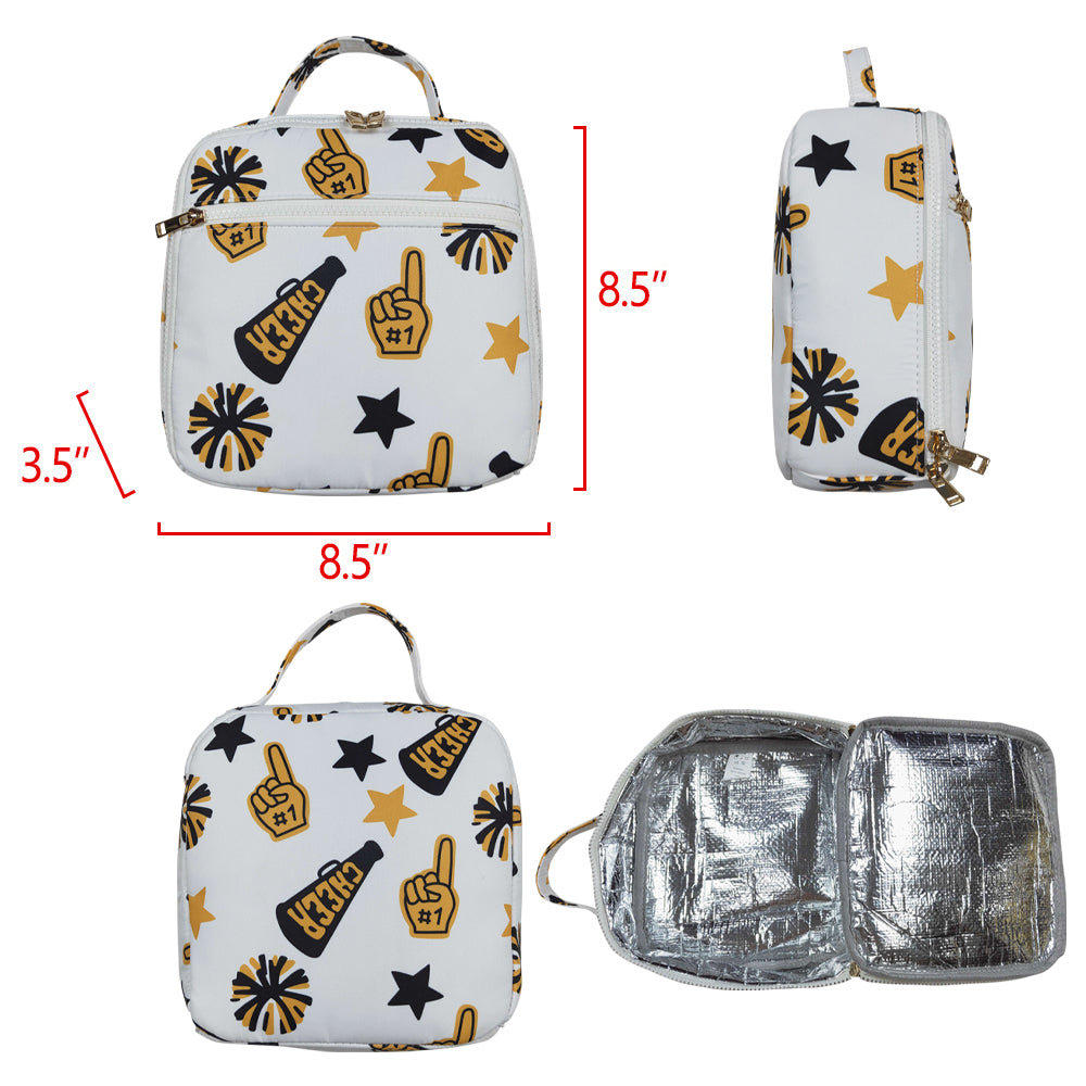 BA0362 sibling Cheer western Lunch bag team bag 202503 3.5*8.5*8.5Inches RTS