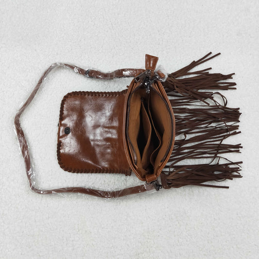 BA0375 Women's Bohemian sling  Brown Bag Strap inches  leather bag  202509 RTS free shipping over $100