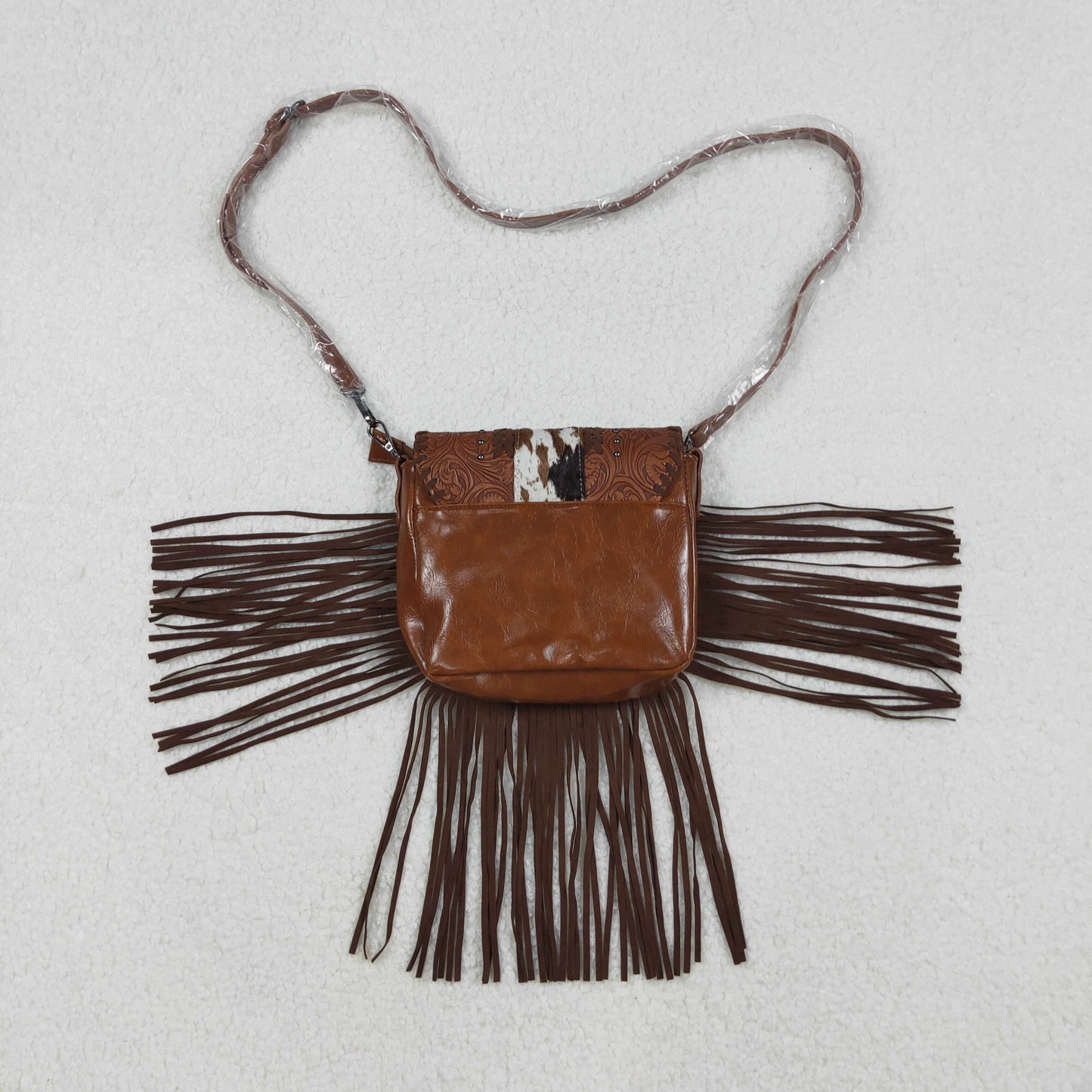 BA0375 Women's Bohemian sling Brown Bag Strap inches leather bag 202509 RTS free shipping over $100