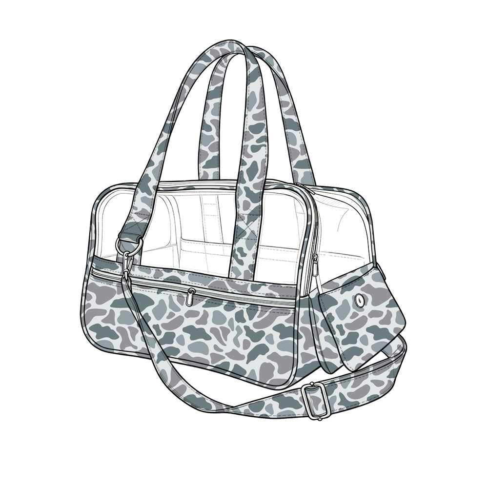 BA0399 camo travel bag RTS 7.8*10.6*18.5 inches 202607 preorder