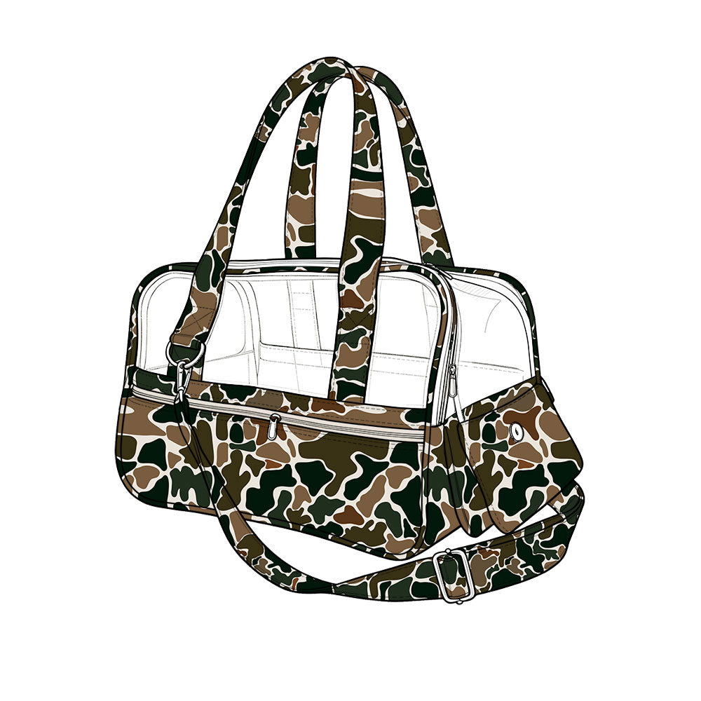 BA0400 camo brown travel bag RTS 7.8*10.6*18.5 inches 202607 preorder