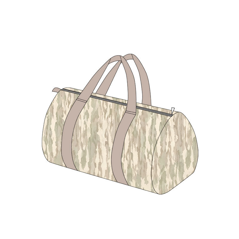 Preorder (moq 5) BA0462 Baby Boy Clothes Camo Print Kids Duffle Travel Bag