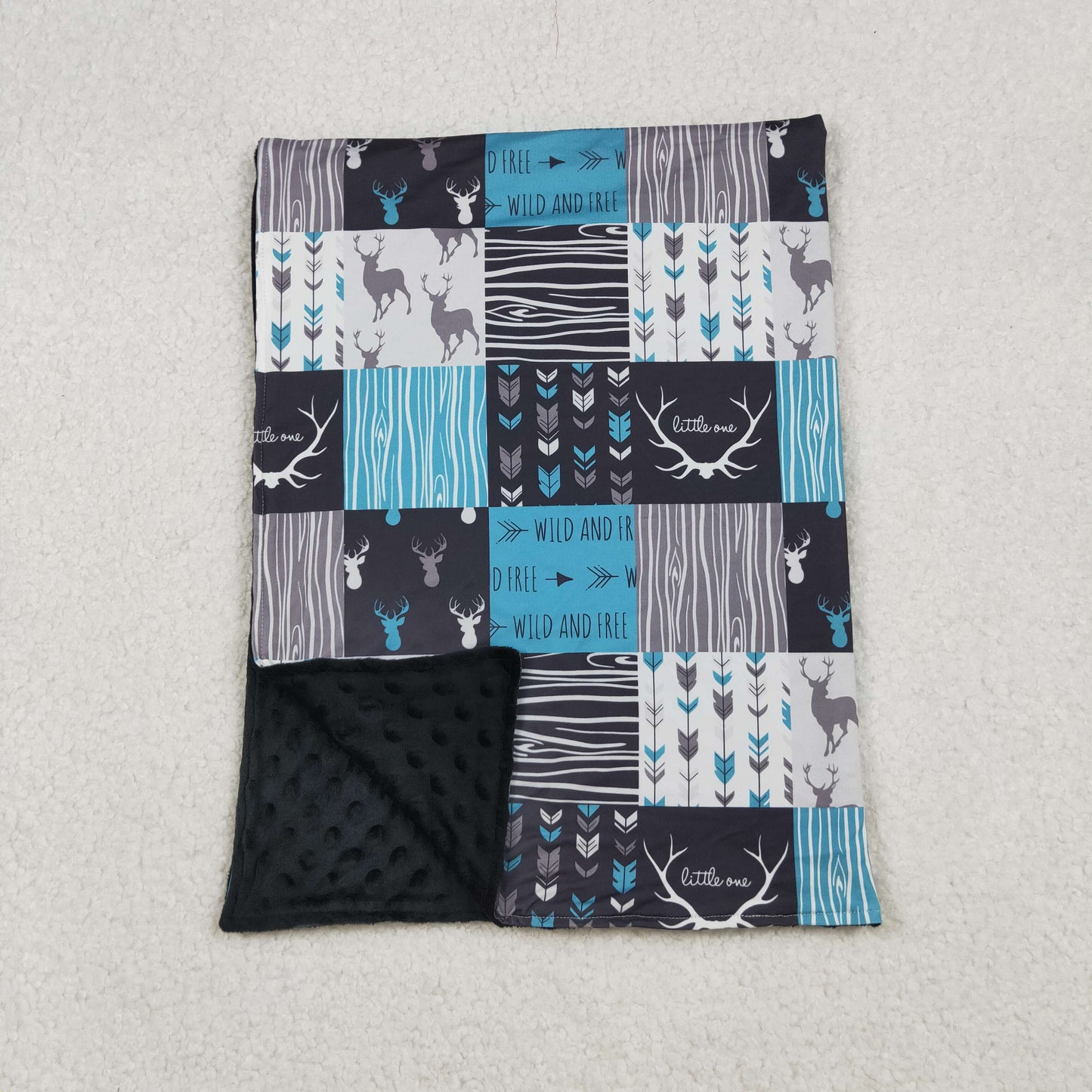 BL0074 RTS little one deer western blanket 202509 RTS
