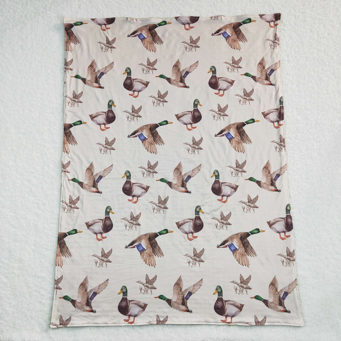 BL0081 western  bird duck blanket RTS  Free shipping order $100+