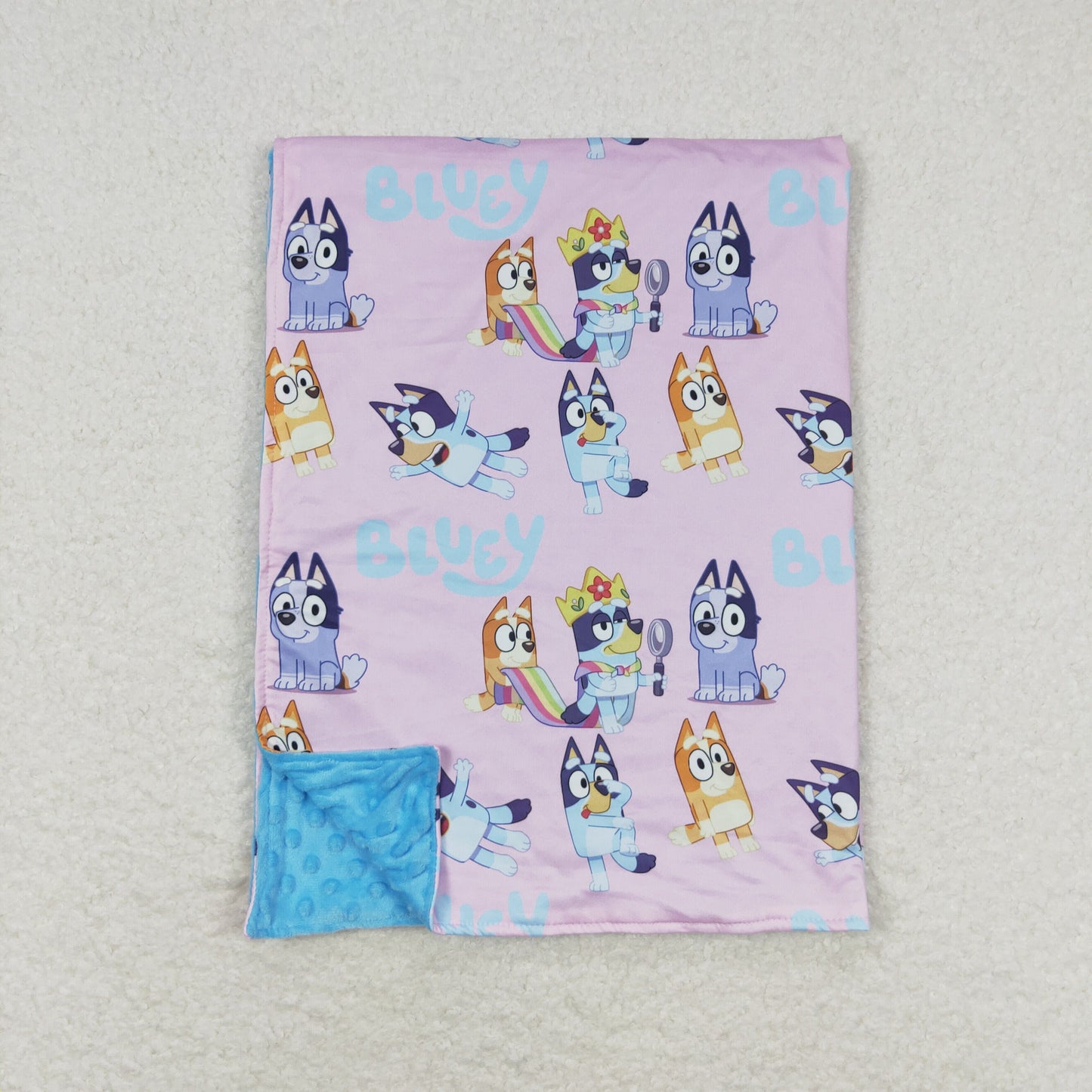 BL0130 bluey dog blanket western RTS 202405