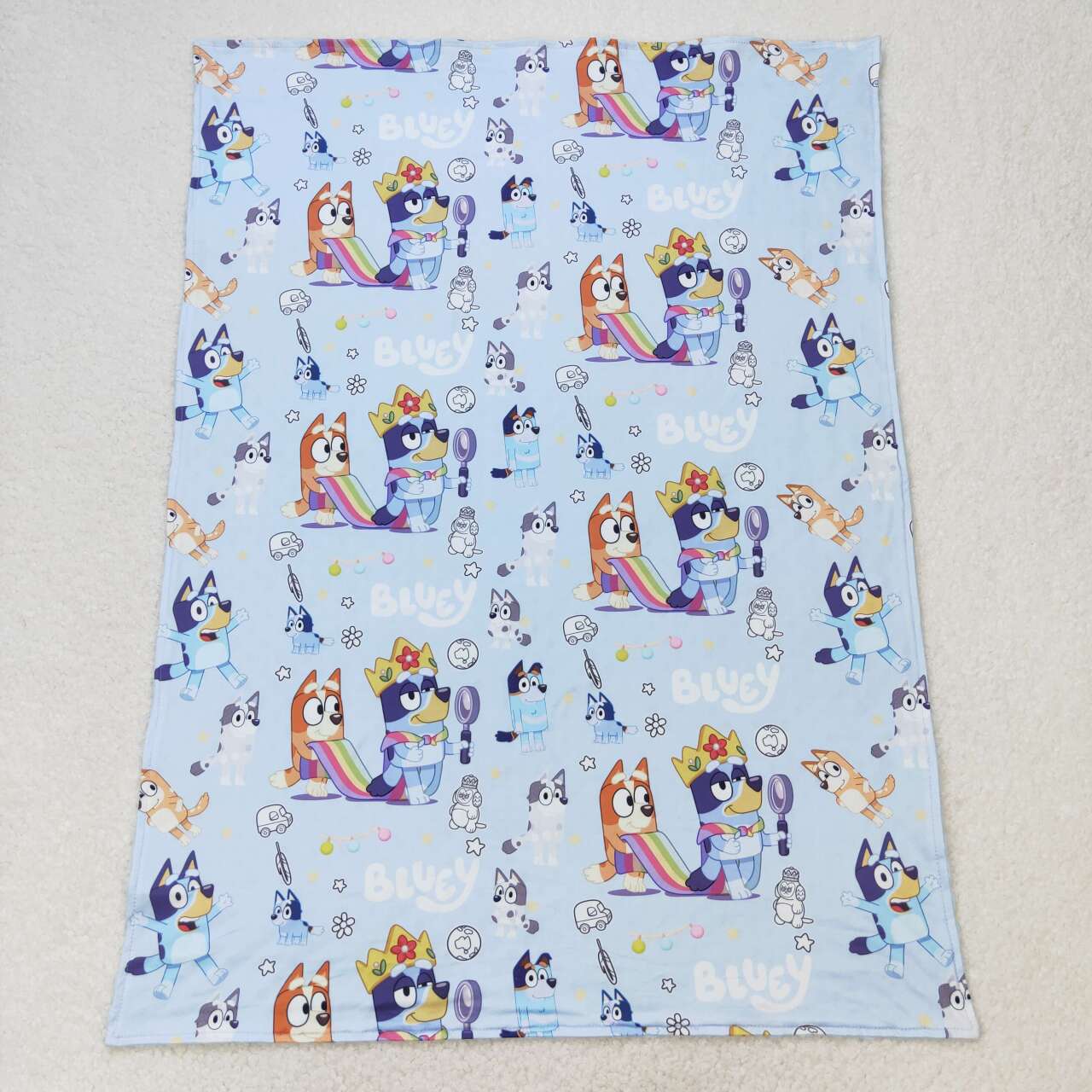 BL0131 bluey dog blanket western RTS 202405