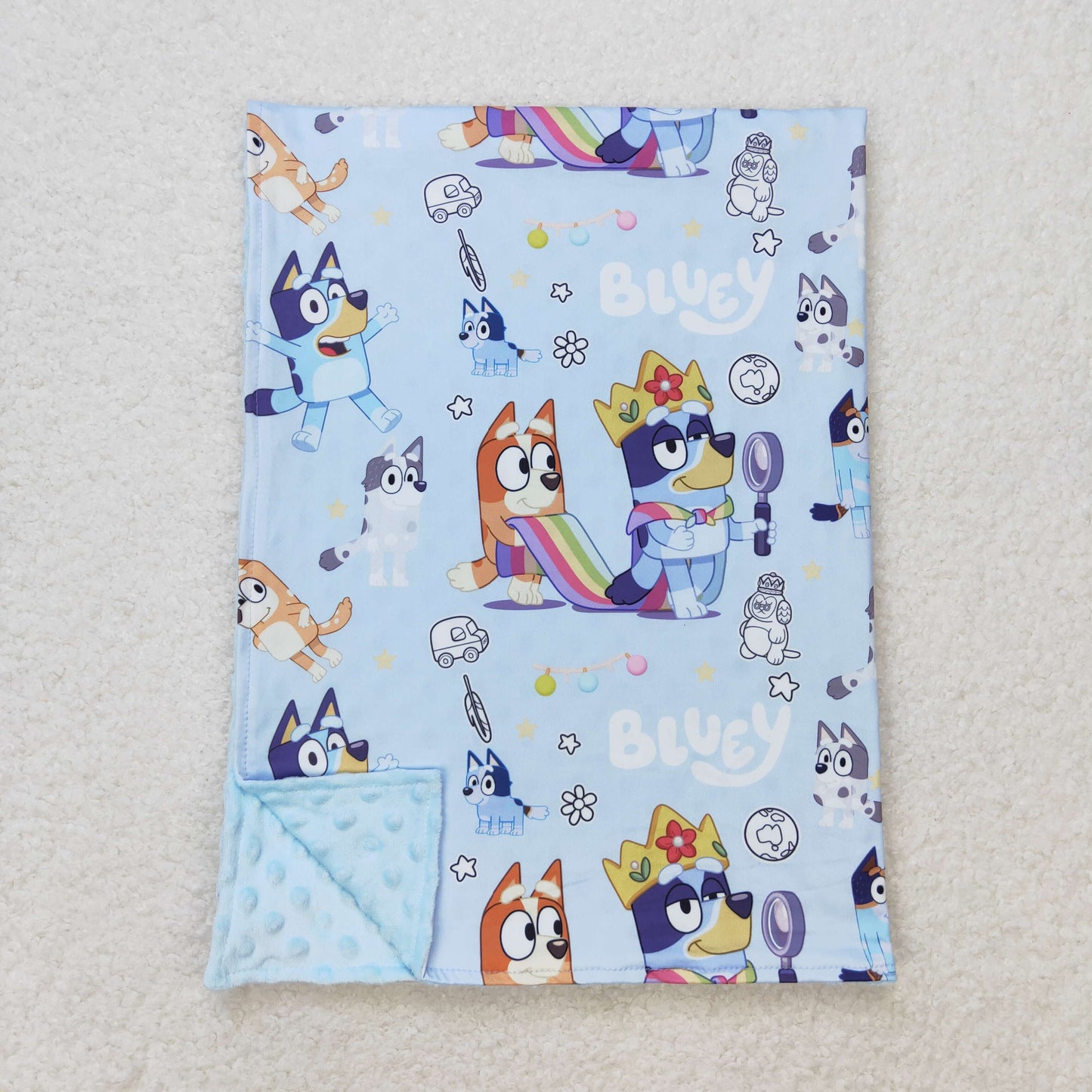 BL0131 bluey dog blanket western RTS 202405