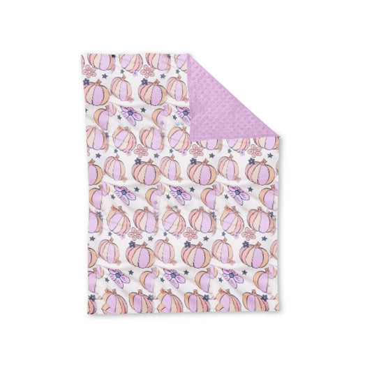 BL0136 purple pumpkin blanket preorder  202405