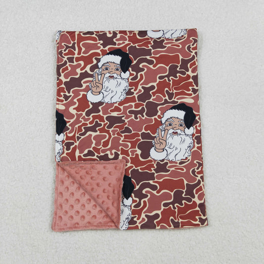 BL0162 Christmas santa western blanket  202510RTS