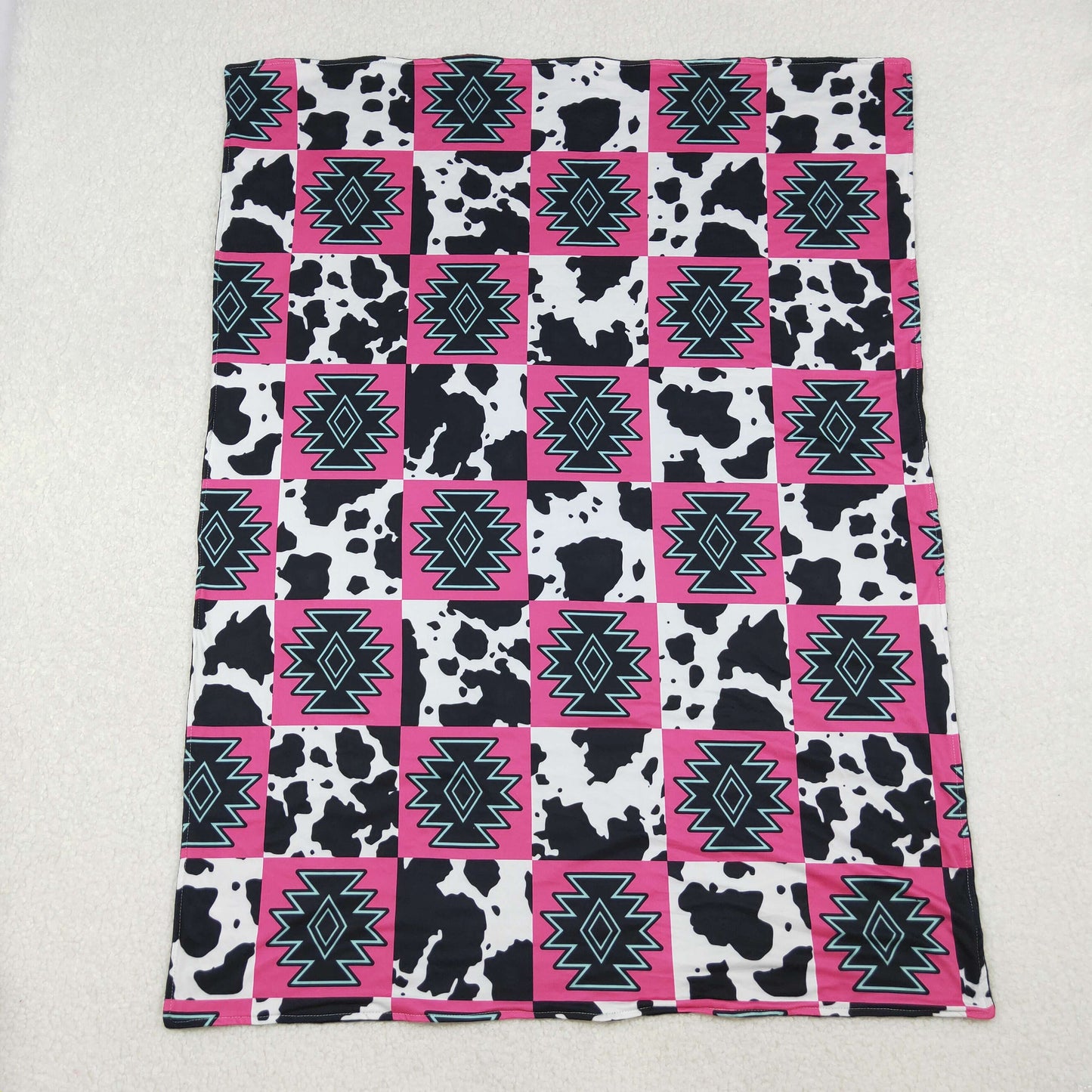 BL0178 RTS flowers boots western blanket 202510 RTS