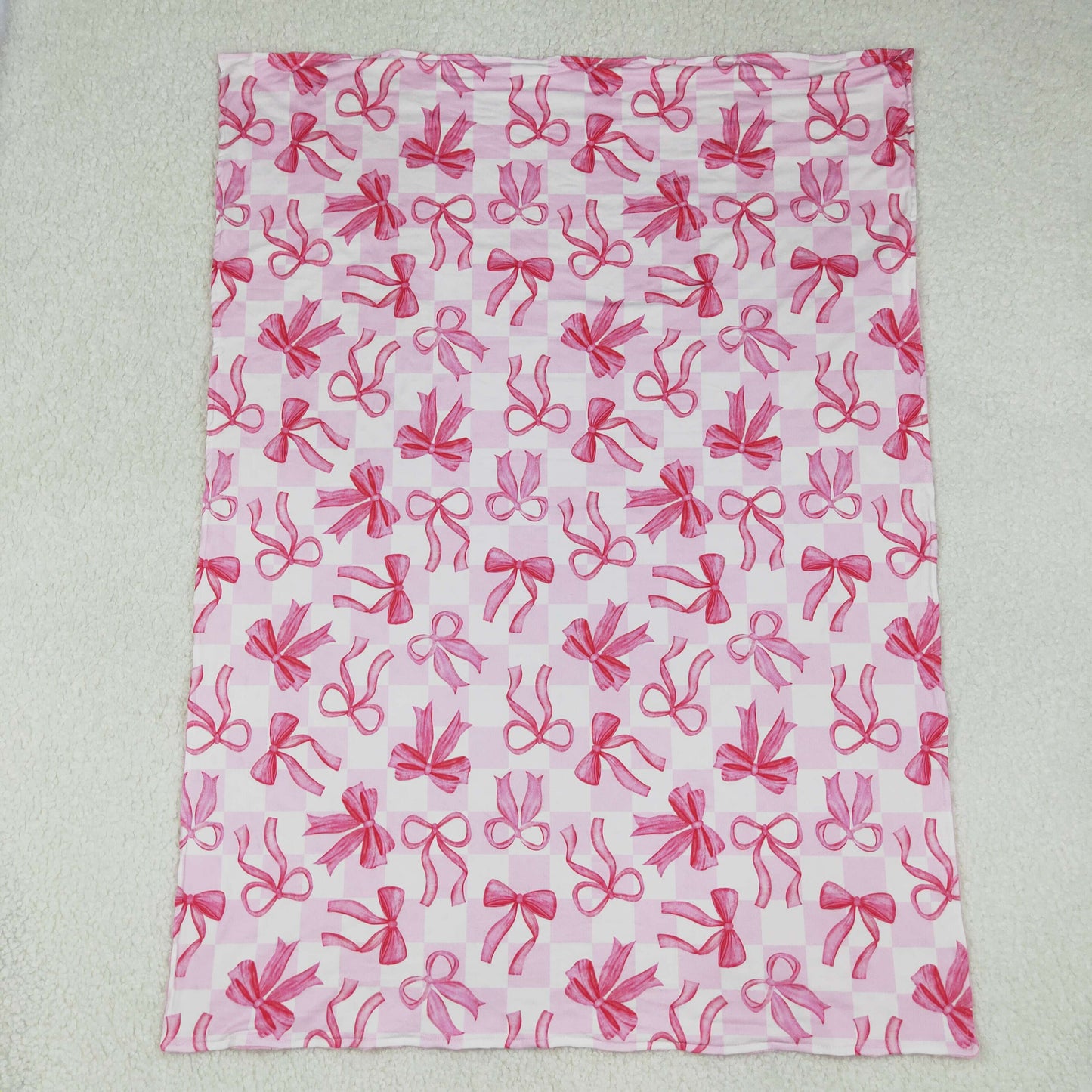 BL0206 bow pink blanket 202506 RTS
