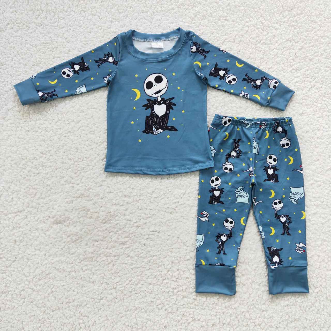 BLP0186 preorder western halloween long sleeve kids boy pajamas outfit 20230727