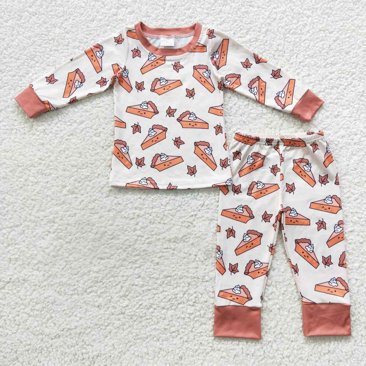 BLP0188 RTS western cake long sleeve kids boy pajamas outfit 20230905