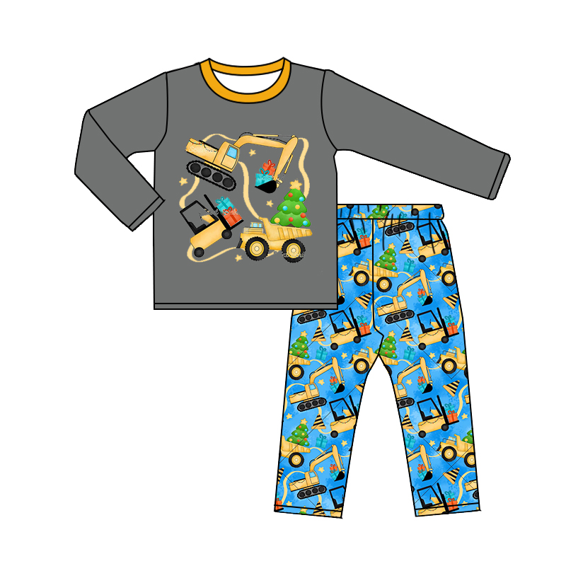 BLP0234 long sleeve cartoon children boy pajamas outfit preorder 20230701