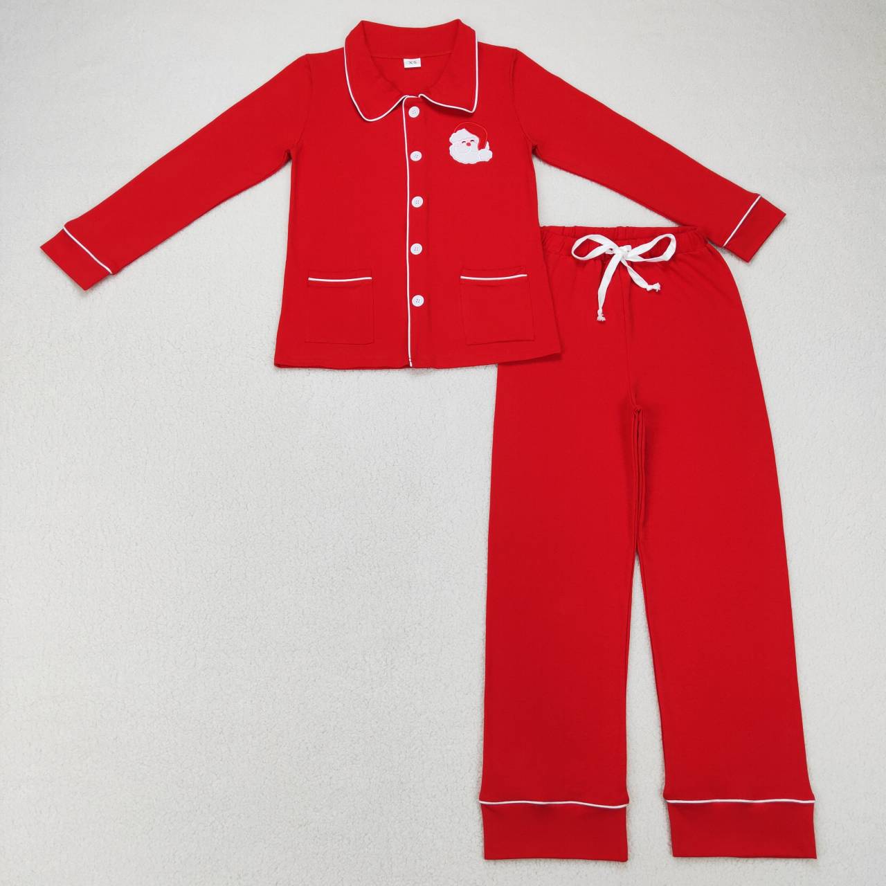 BLP0296 adult men long sleeve Christmas Santa pajamas outfit 20231107 RTS