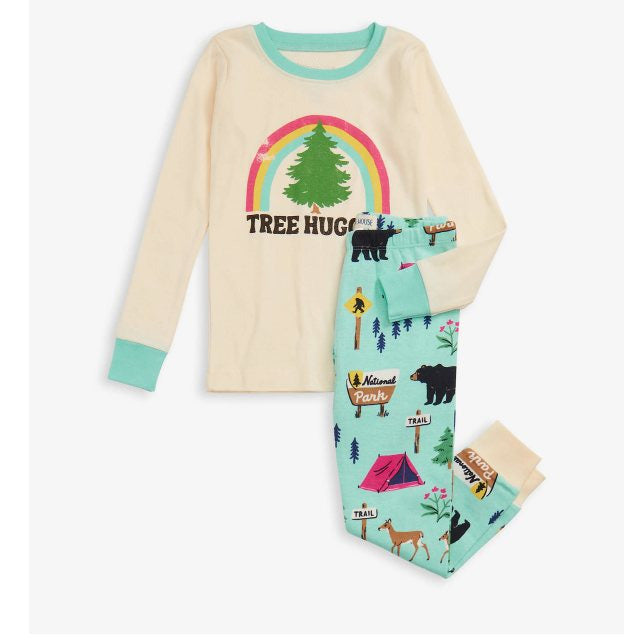 BLP0327 Christmas tree long sleeve boy girl pajamas outfit preorder 20230816