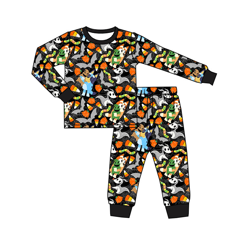 BLP0514 bluey dog Halloween horse boy pajamas outfit preorder 202405 sibling